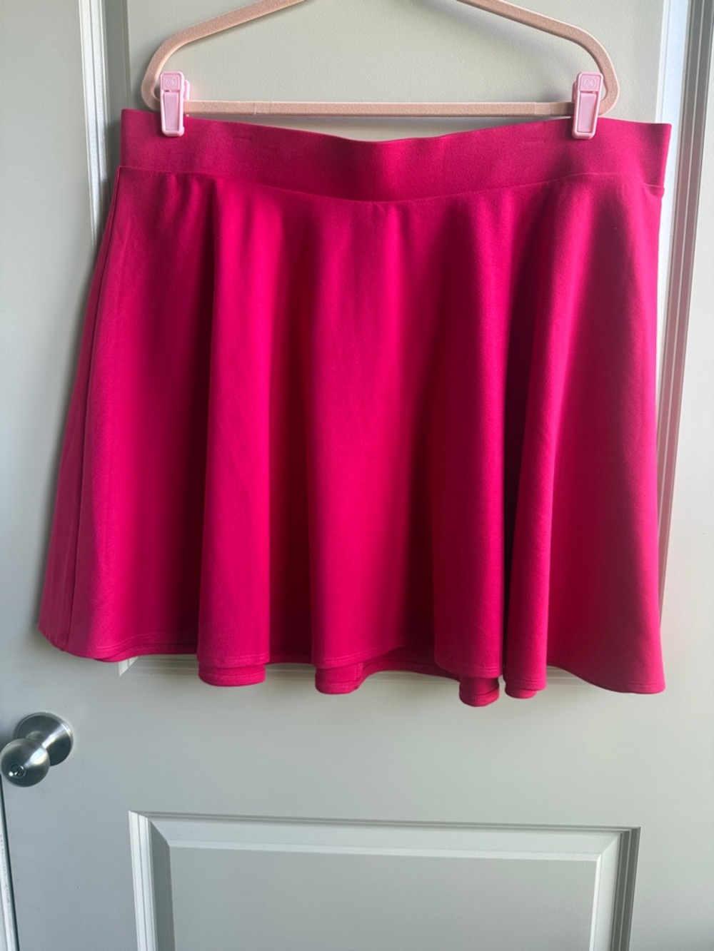 Bright Pink Women's Skater Skirt